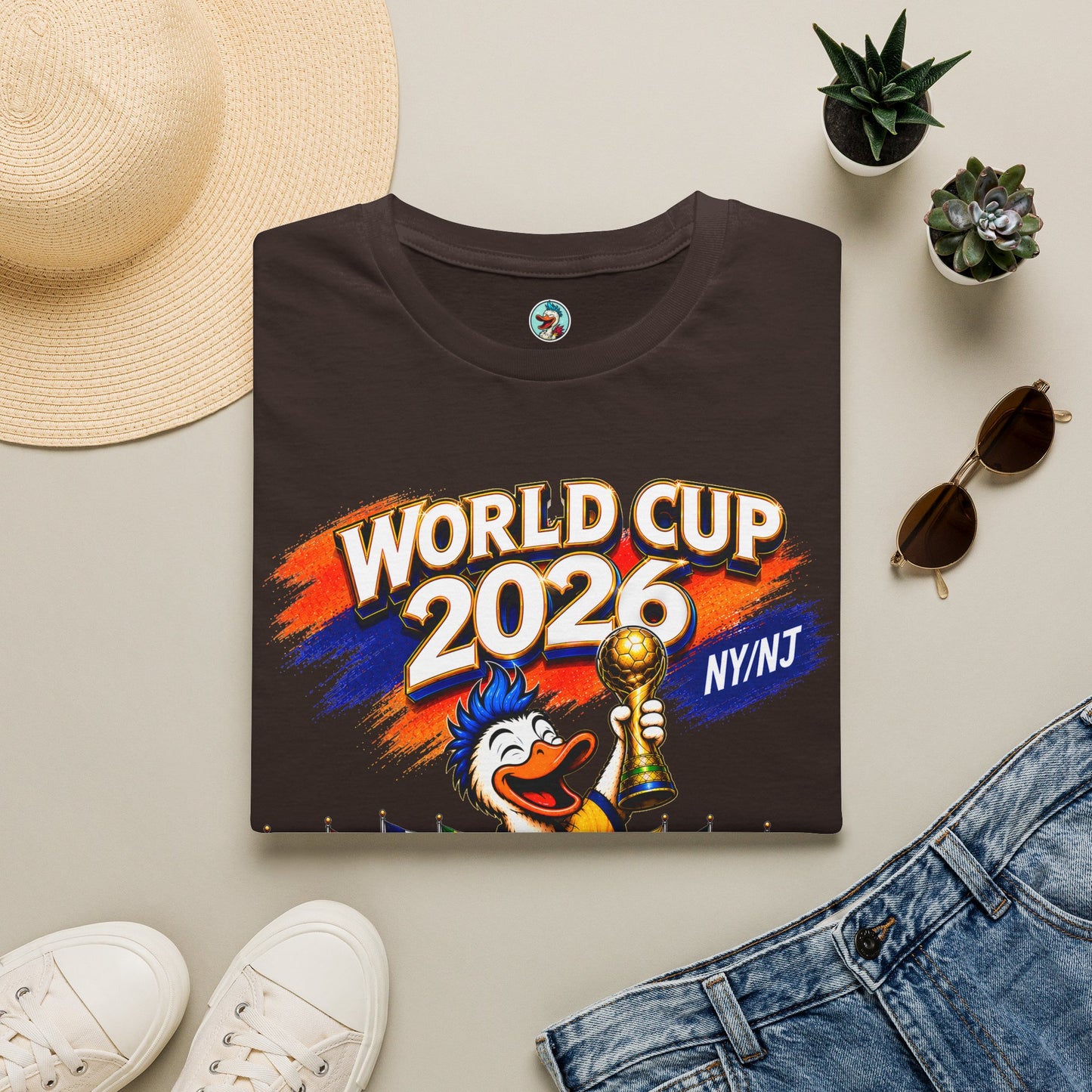 World Cup 2026 NY/NJ Flushy Soccer Ecuador Champ T-Shirt