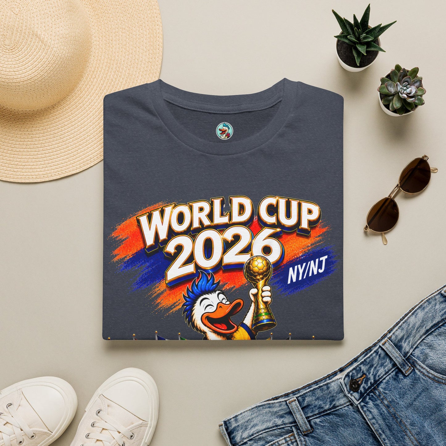 World Cup 2026 NY/NJ Flushy Soccer Ecuador Champ T-Shirt