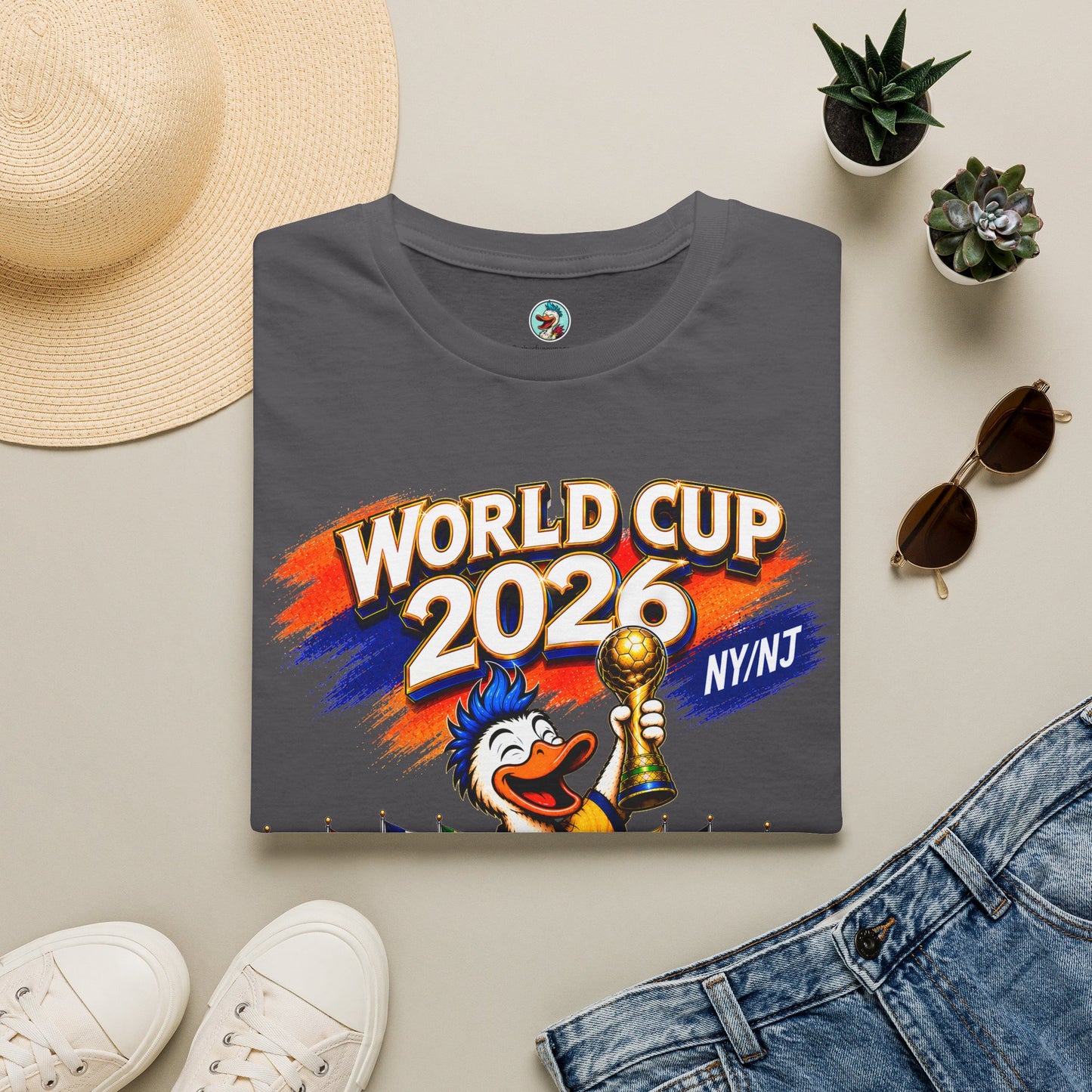 World Cup 2026 NY/NJ Flushy Soccer Ecuador Champ T-Shirt