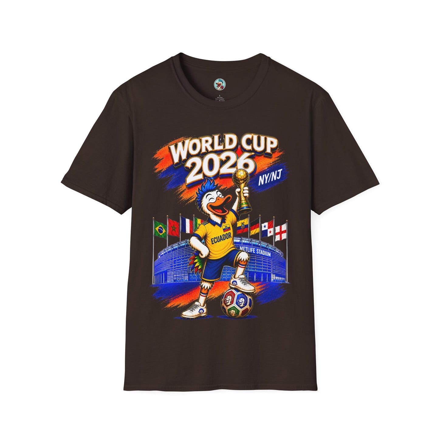 World Cup 2026 NY/NJ Flushy Soccer Ecuador Champ T-Shirt