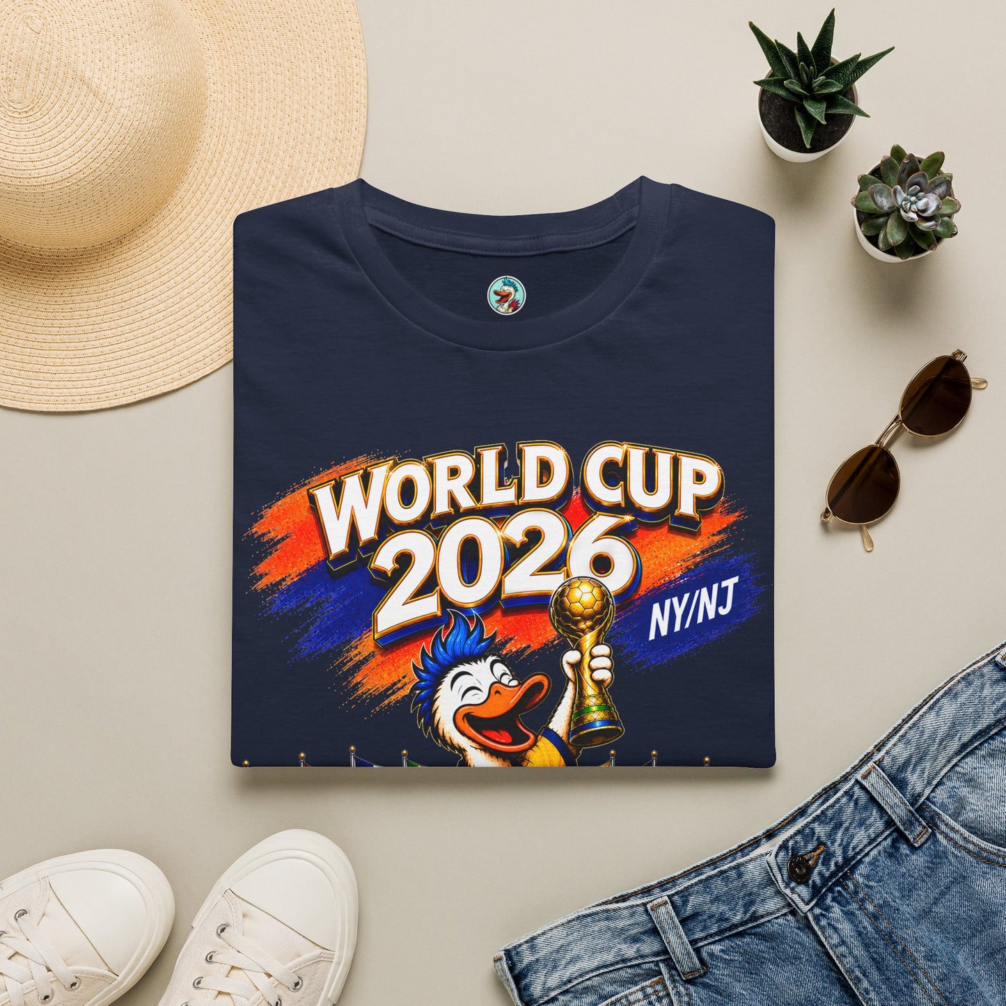 World Cup 2026 NY/NJ Flushy Soccer Ecuador Champ T-Shirt