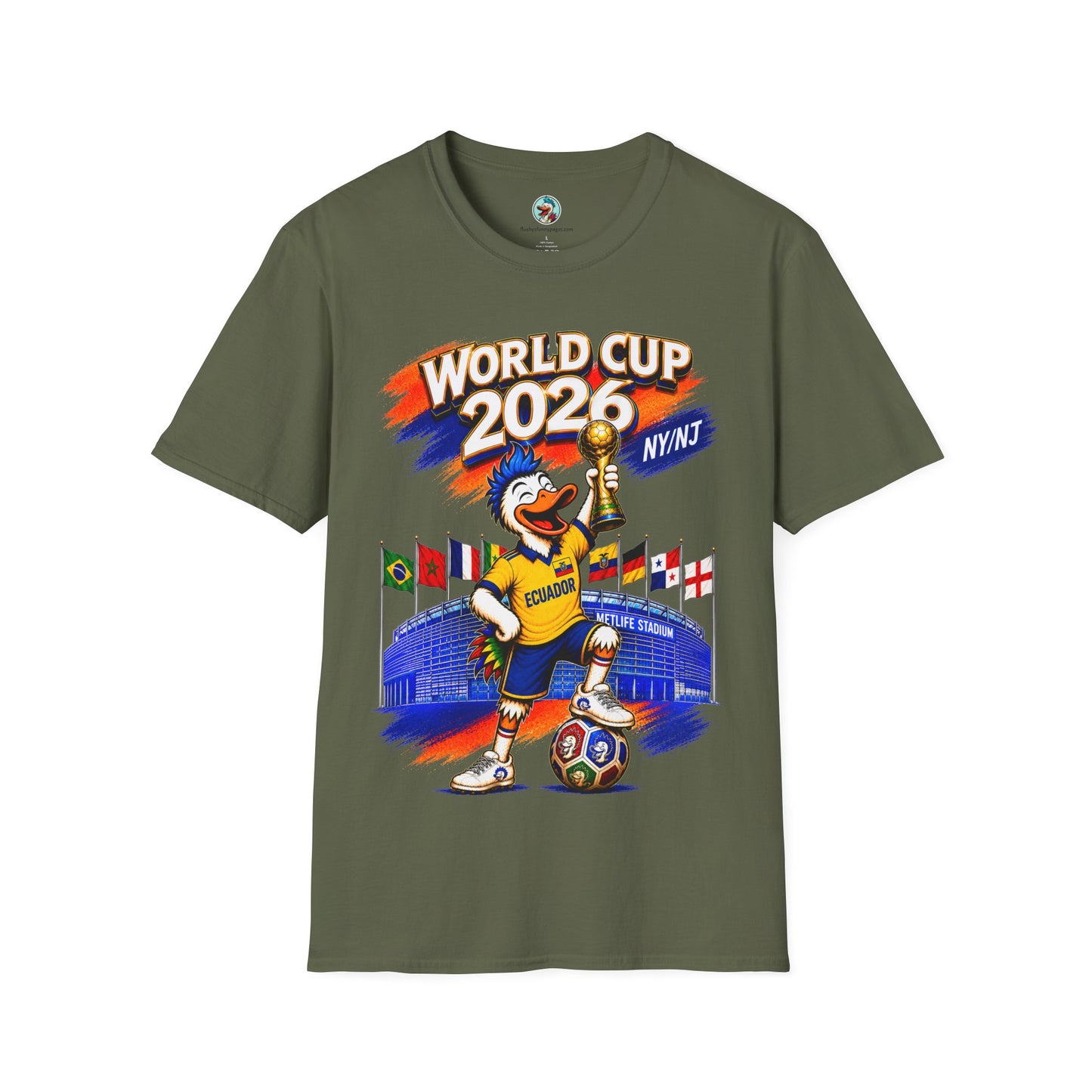 World Cup 2026 NY/NJ Flushy Soccer Ecuador Champ T-Shirt