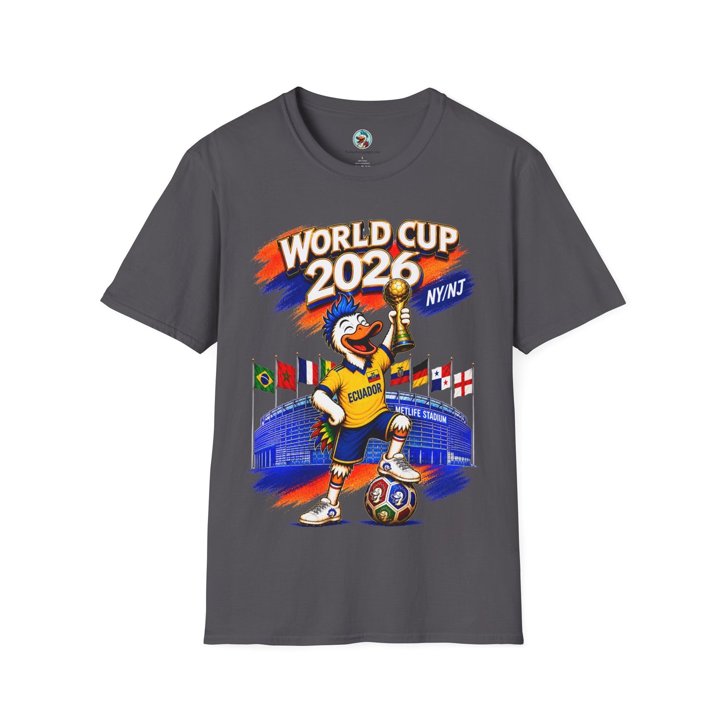 World Cup 2026 NY/NJ Flushy Soccer Ecuador Champ T-Shirt