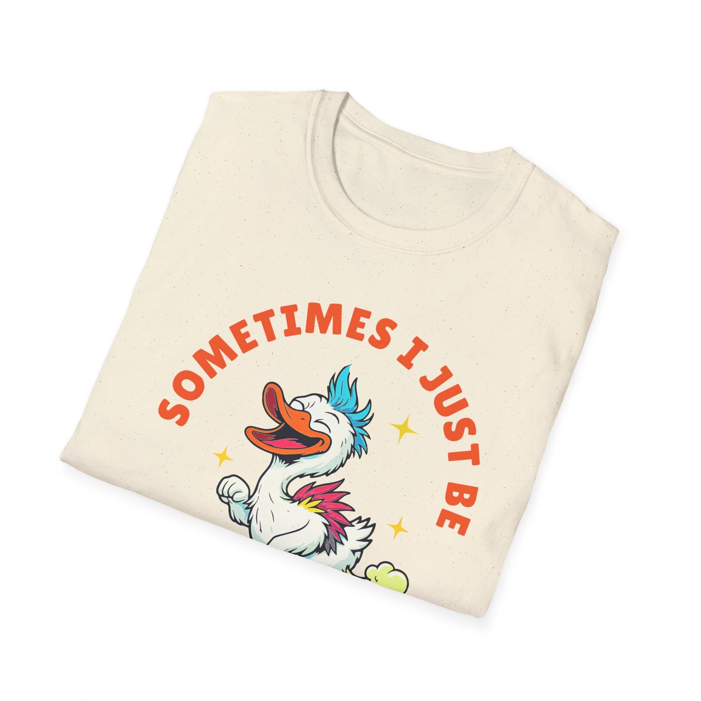 Funny Farting Duck T-Shirt — "Sometimes I Just Be Fartin'" Graphic Tee