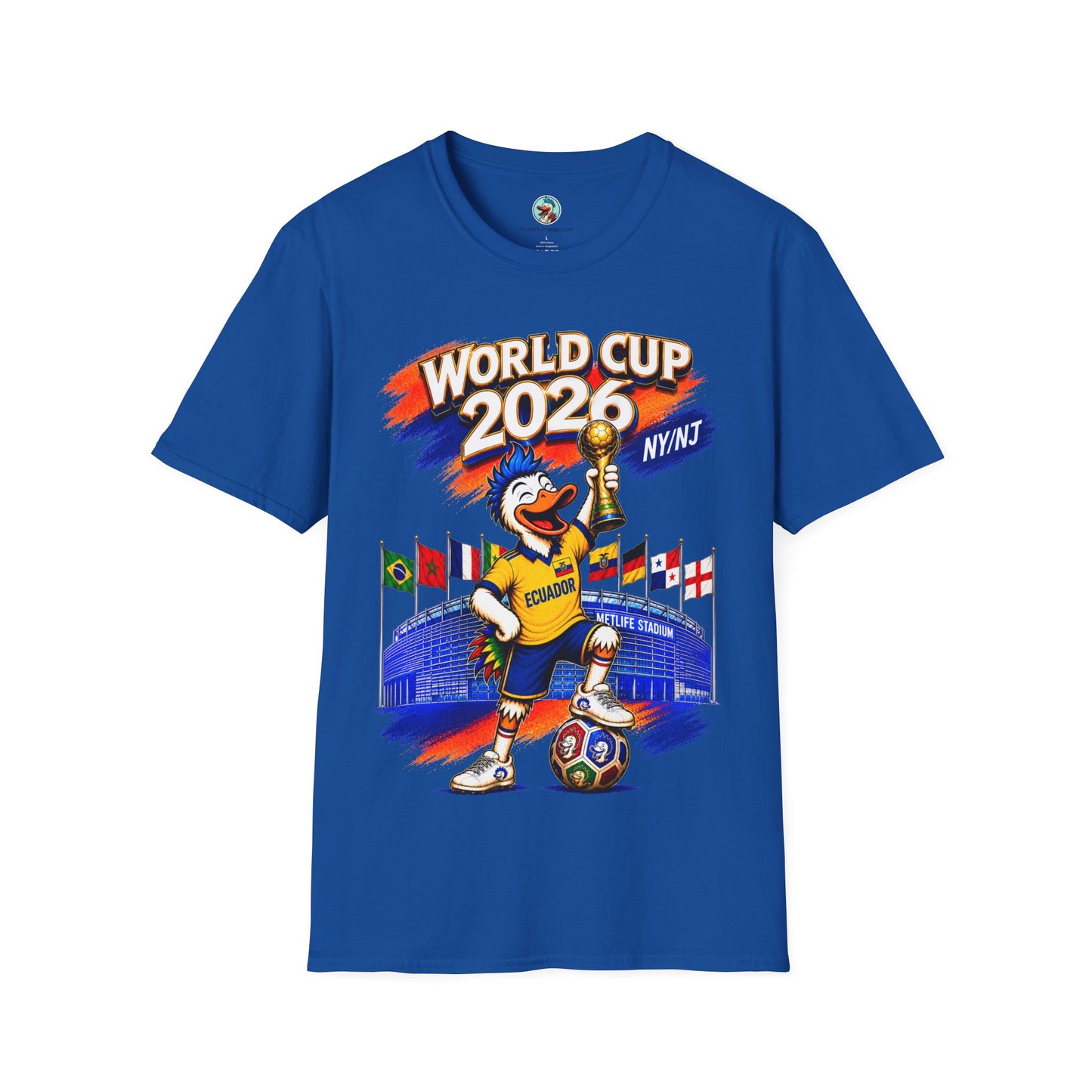 World Cup 2026 NY/NJ Flushy Soccer Ecuador Champ T-Shirt