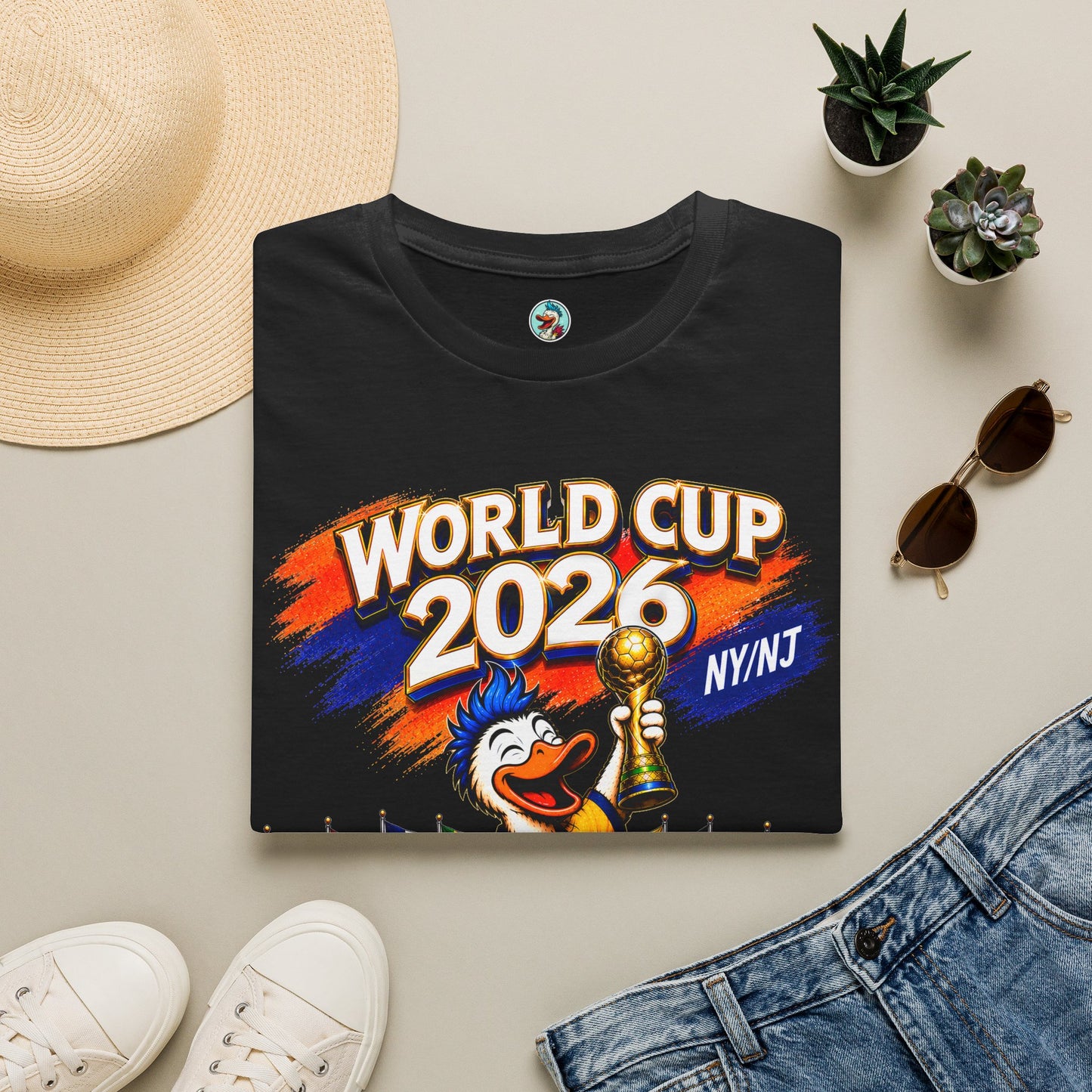 World Cup 2026 NY/NJ Flushy Soccer Ecuador Champ T-Shirt