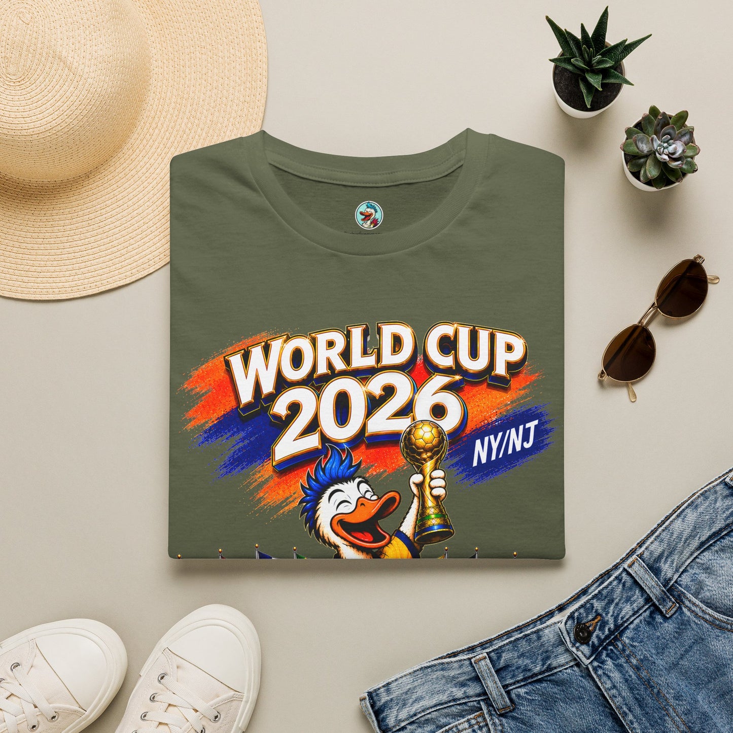 World Cup 2026 NY/NJ Flushy Soccer Ecuador Champ T-Shirt