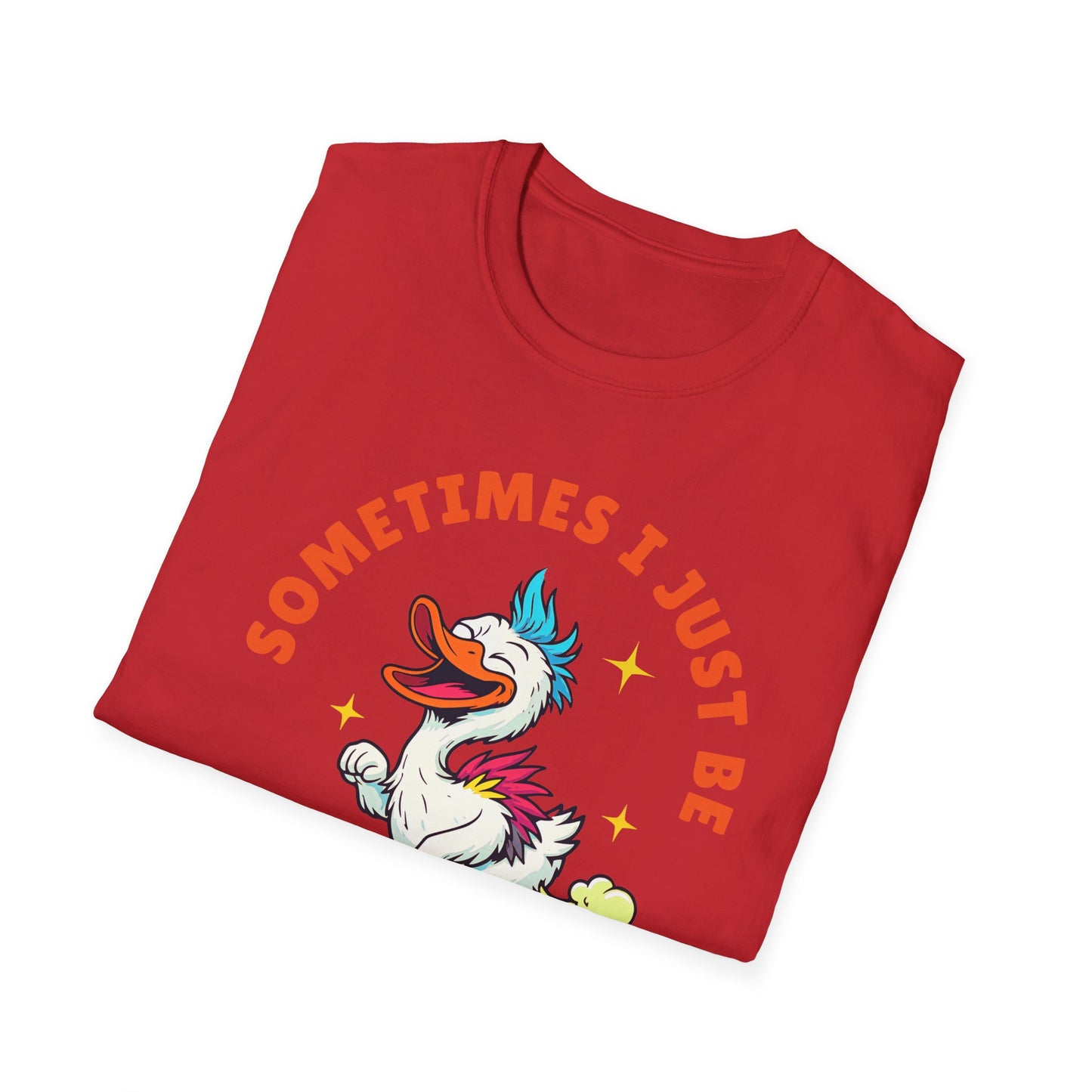 Funny Farting Duck T-Shirt — "Sometimes I Just Be Fartin'" Graphic Tee