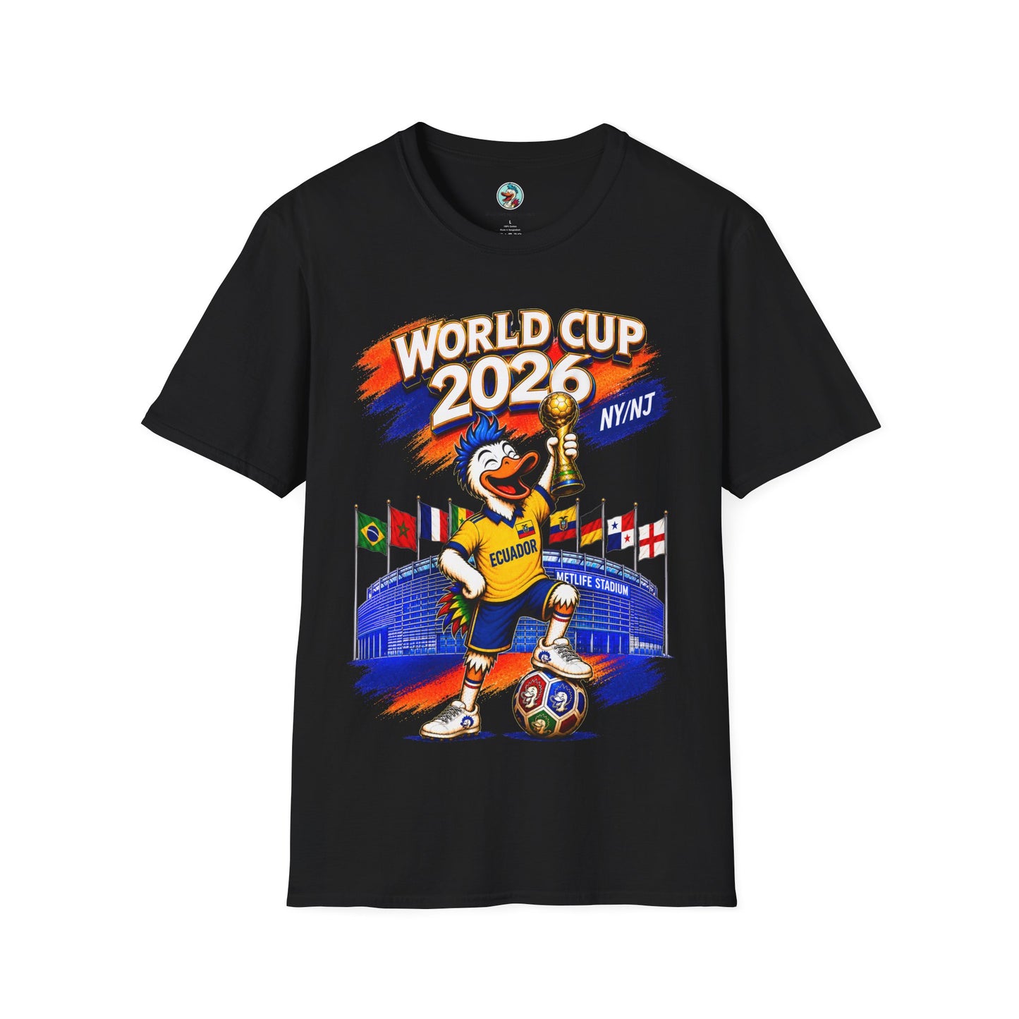 World Cup 2026 NY/NJ Flushy Soccer Ecuador Champ T-Shirt