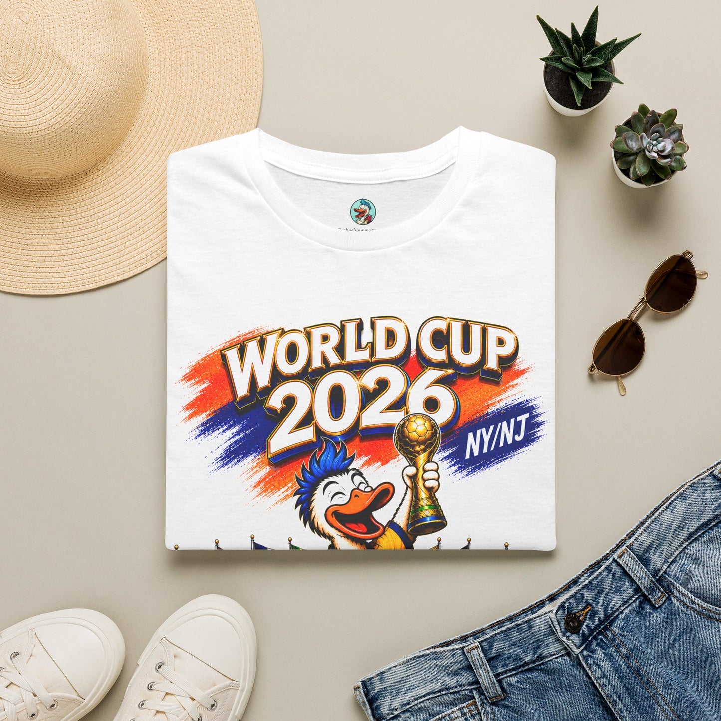 World Cup 2026 NY/NJ Flushy Soccer Ecuador Champ T-Shirt