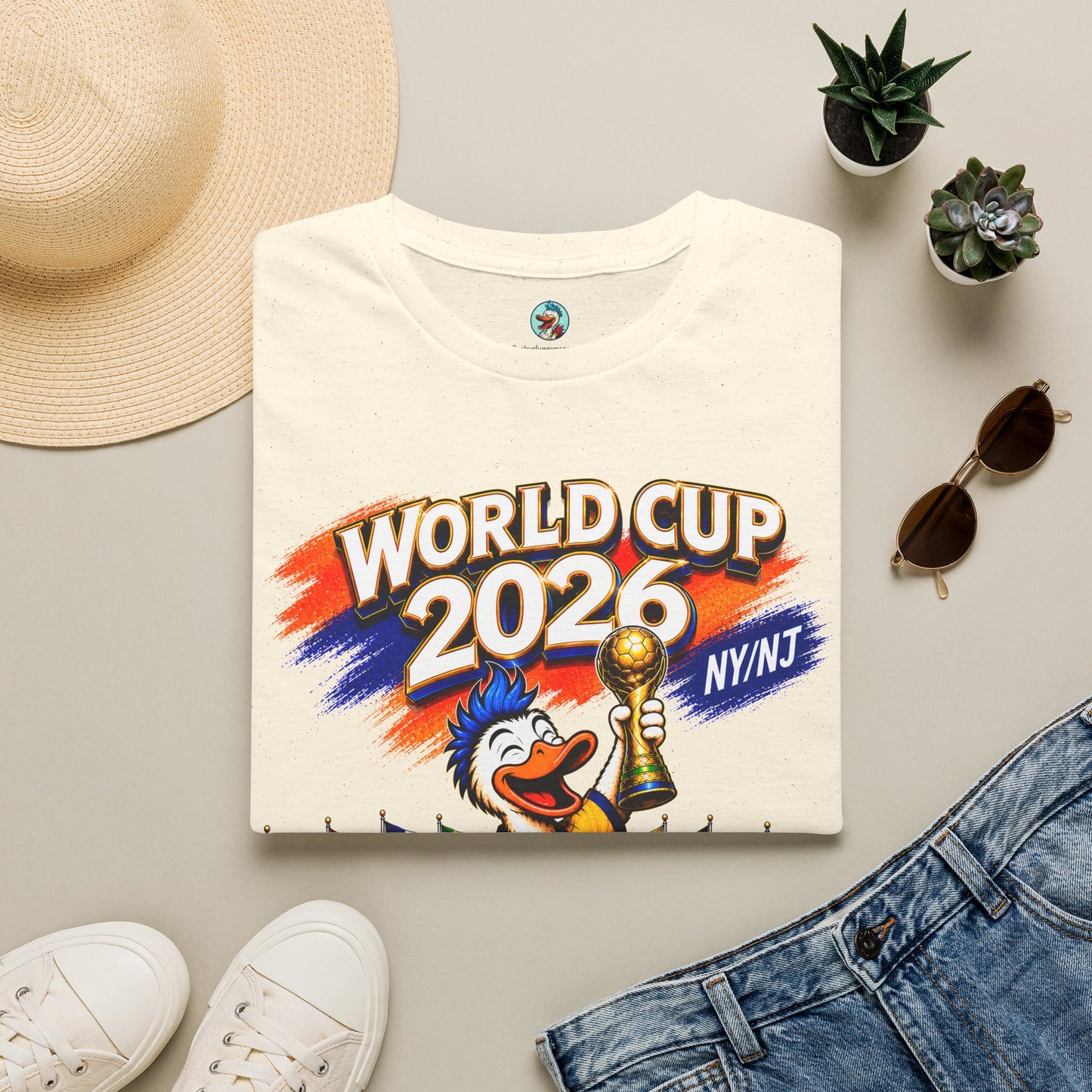 World Cup 2026 NY/NJ Flushy Soccer Ecuador Champ T-Shirt