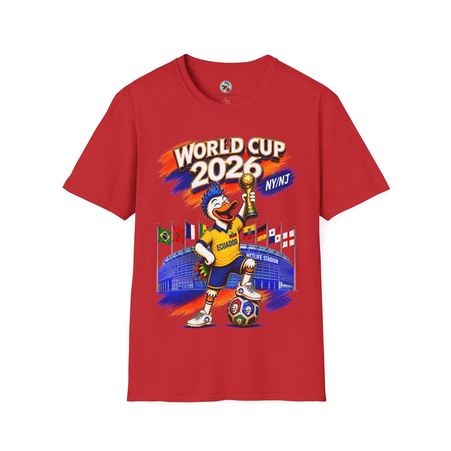 World Cup 2026 NY/NJ Flushy Soccer Ecuador Champ T-Shirt