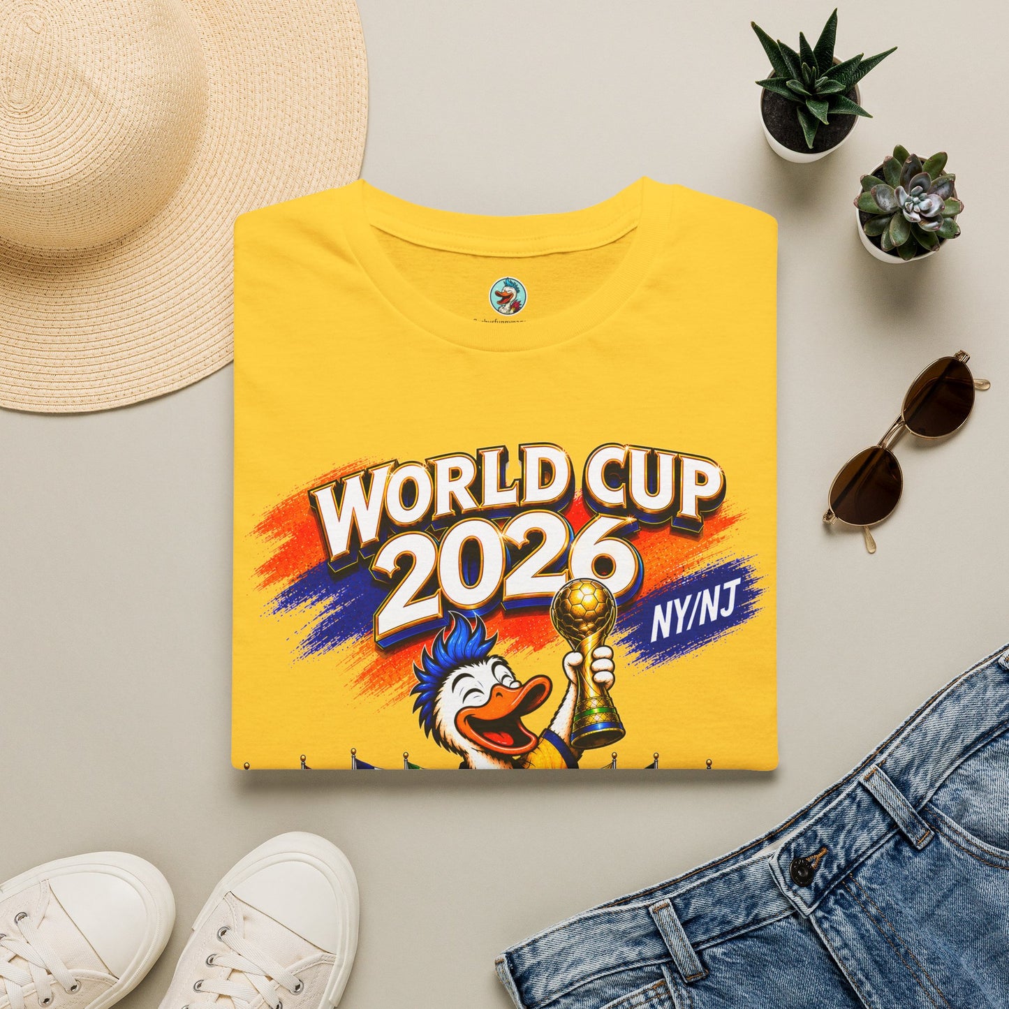 World Cup 2026 NY/NJ Flushy Soccer Ecuador Champ T-Shirt
