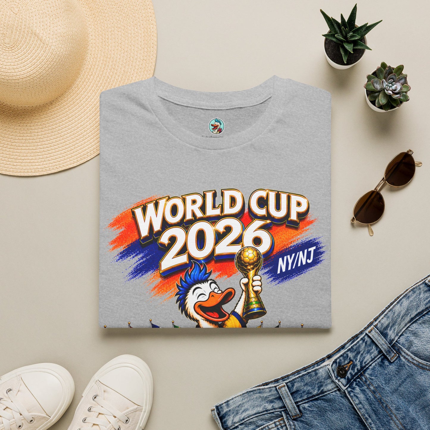 World Cup 2026 NY/NJ Flushy Soccer Ecuador Champ T-Shirt