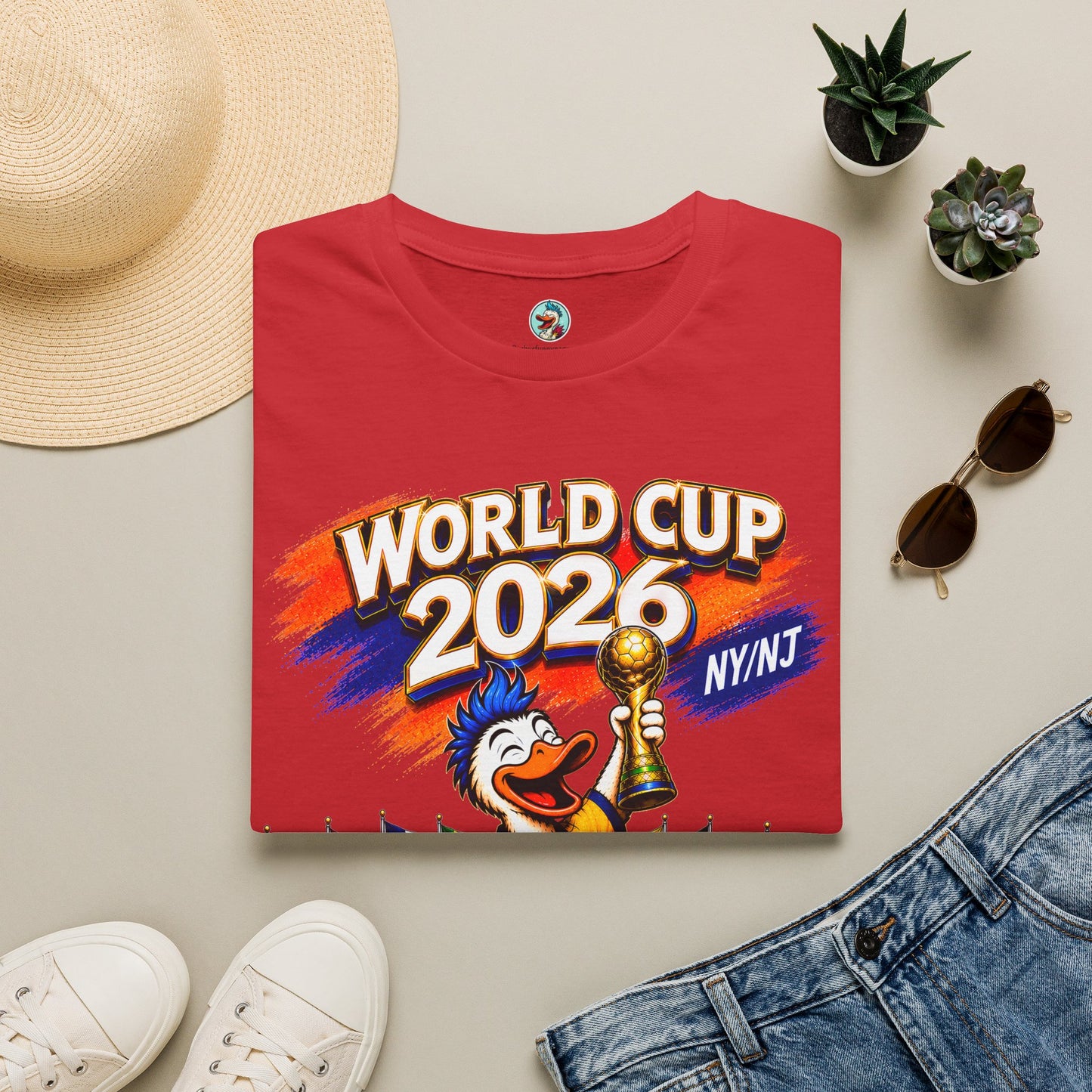 World Cup 2026 NY/NJ Flushy Soccer Ecuador Champ T-Shirt