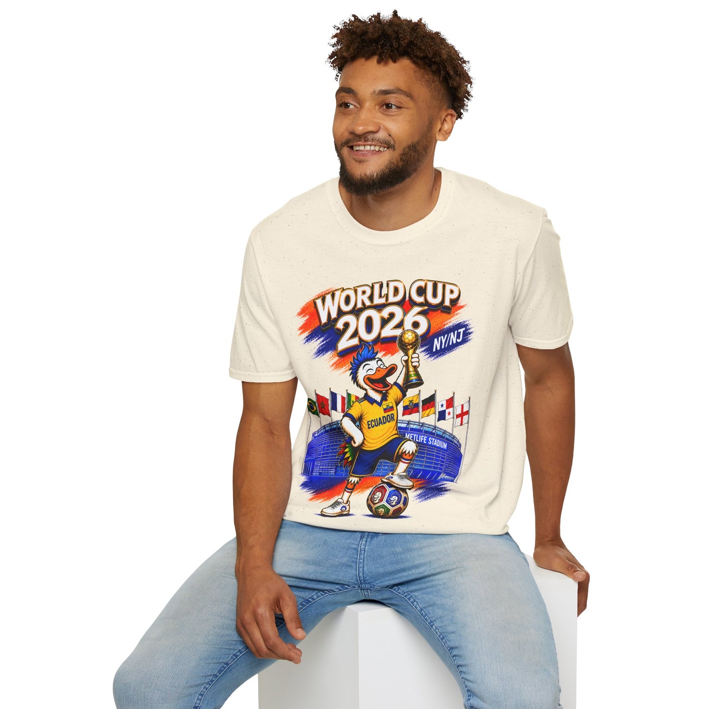 World Cup 2026 NY/NJ Flushy Soccer Ecuador Champ T-Shirt